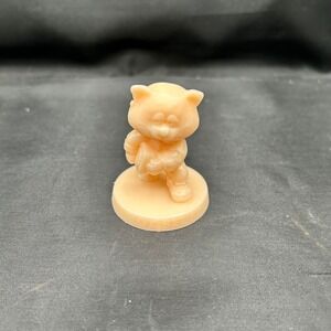 Wendy's Good Stuff Gang Hot‎ Stuff Figurine Toy Vintage 1985 Boombox Cat Beige